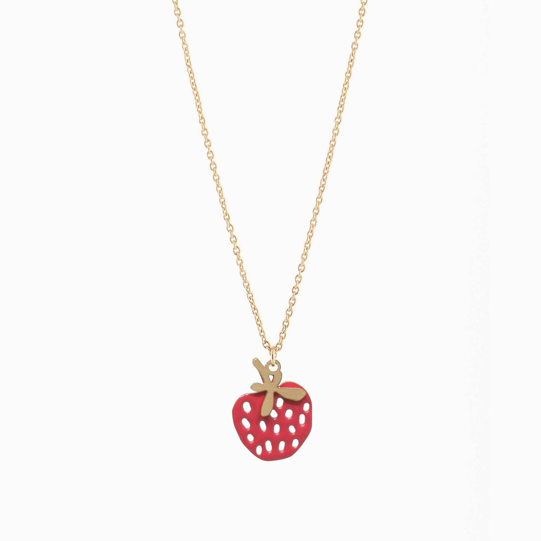 Titlee LOTTIE strawberry necklace bei Nauli and Stories
