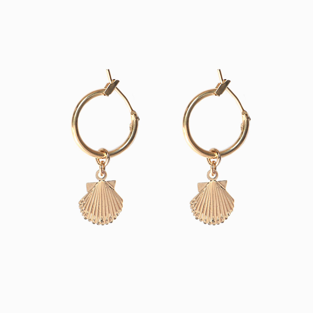 Titlee Seashell LONGBEACH hoops bei Nauli and Stories