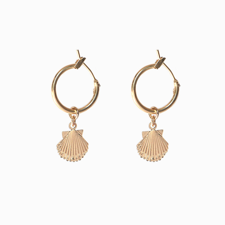 Titlee Seashell LONGBEACH hoops bei Nauli and Stories