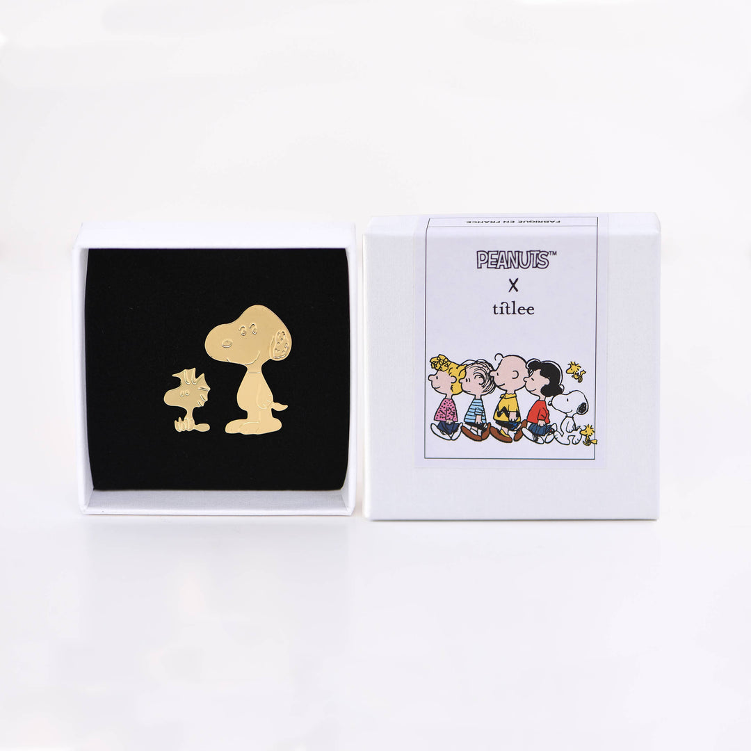 Titlee Snoopy & Woodstock  2 lapel pins - Snoopy & The Peanuts