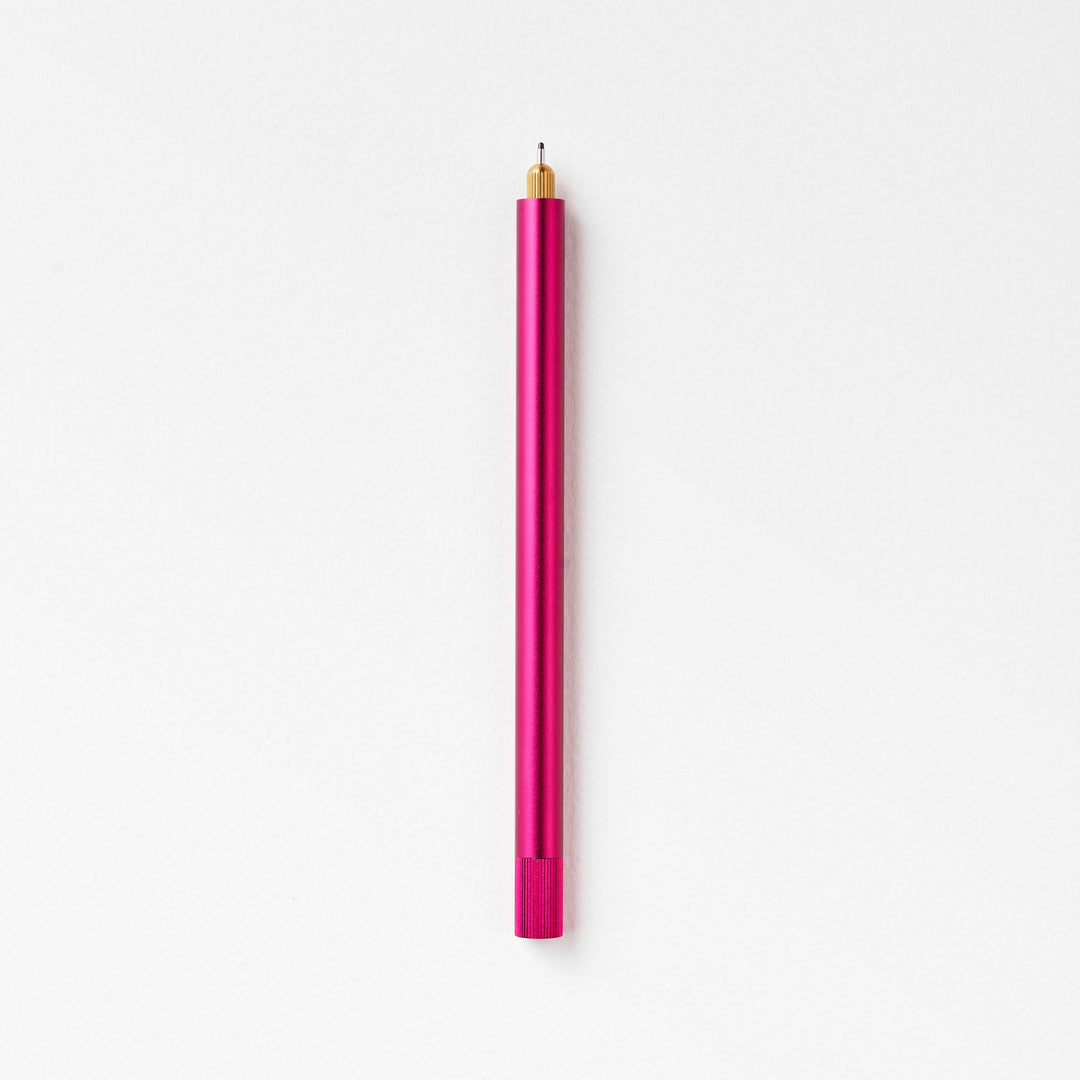 Tom's Studio Fineliner Lumos Pro - Refillable Multi-Tip Pen: Raspberry / Single Tip