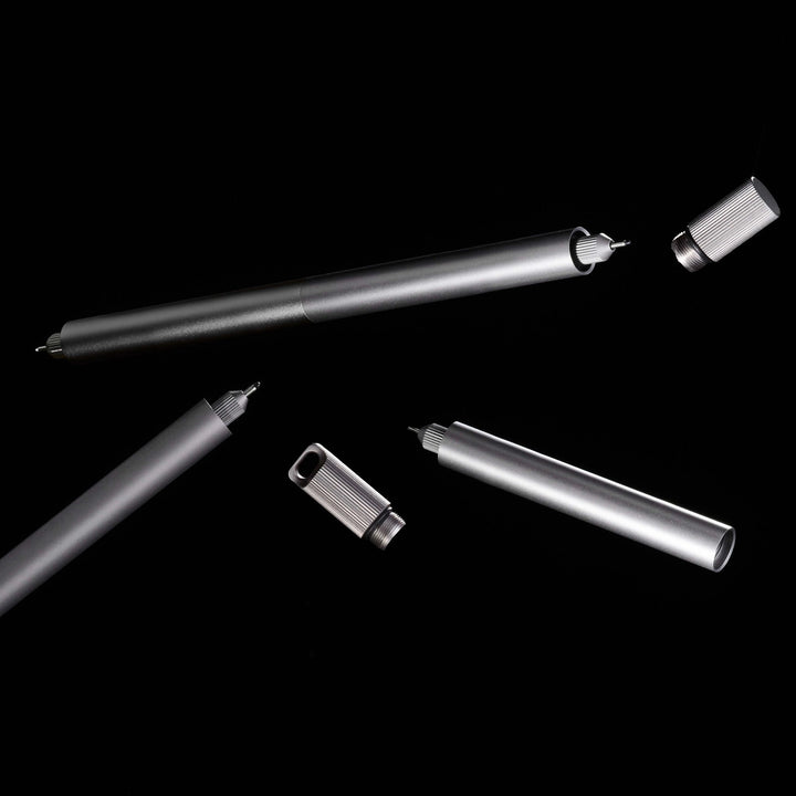 Tom's Studio Fineliner Lumos Titanium: Special Edition - Refillable - Fineliner, Filzstift, Brushpen bei Nauli and Stories