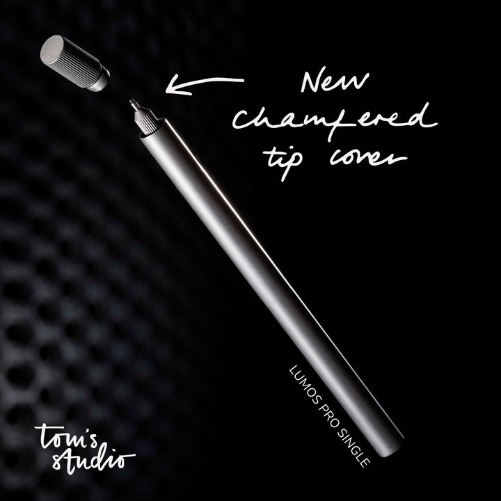 Tom's Studio Fineliner Lumos Titanium: Special Edition - Refillable - Fineliner, Filzstift, Brushpen bei Nauli and Stories