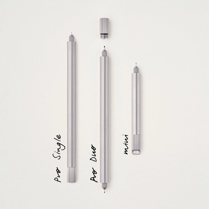 Tom's Studio Fineliner Lumos Titanium: Special Edition - Refillable - Fineliner, Filzstift, Brushpen bei Nauli and Stories