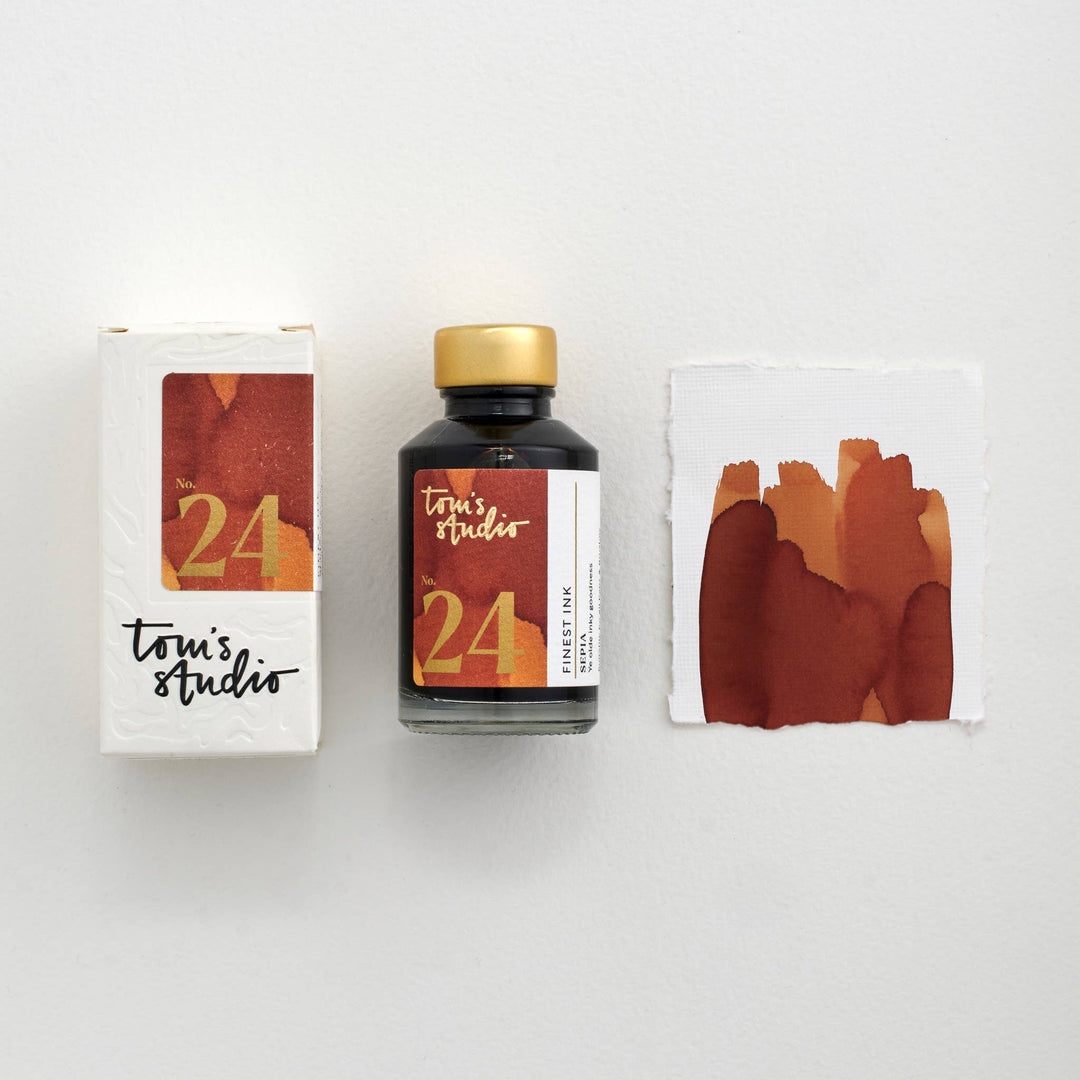 Tom's Studio Fountain Pen Ink - Sepia bei Nauli and Stories