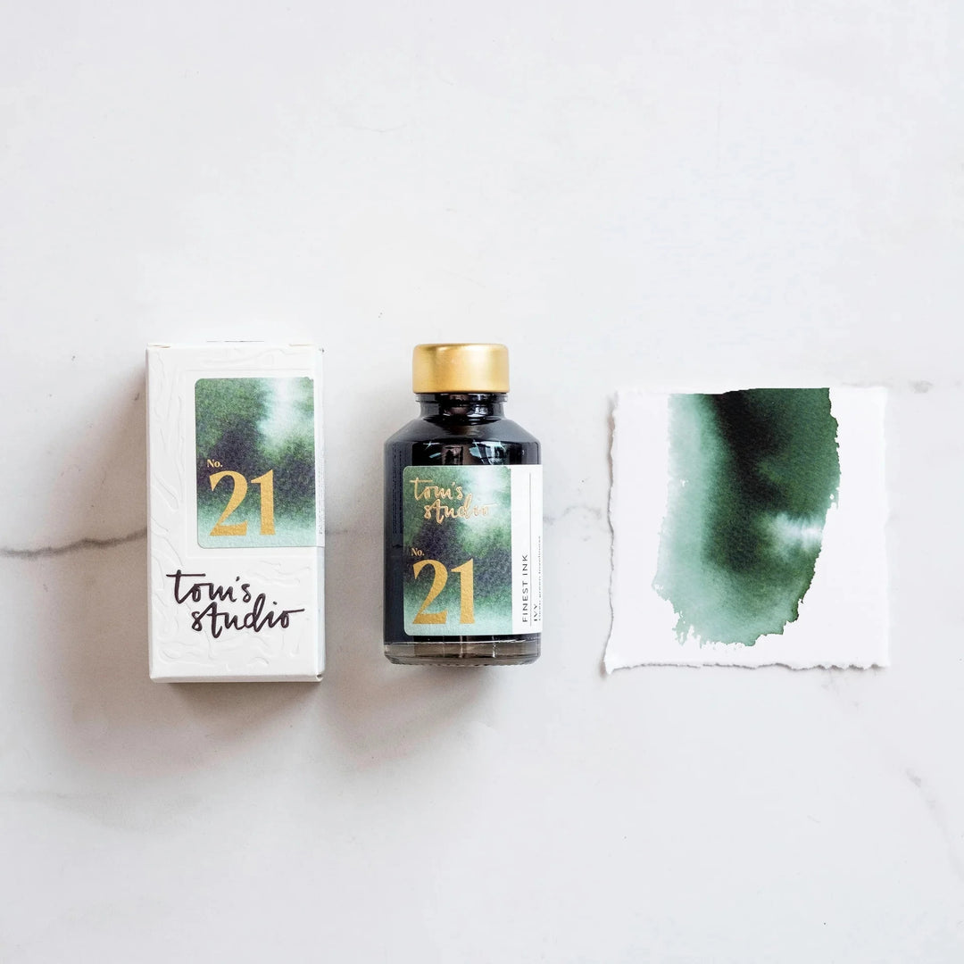 Tom's Studio Füllertinte Fountain Pen Ink - 21 -  Ivy