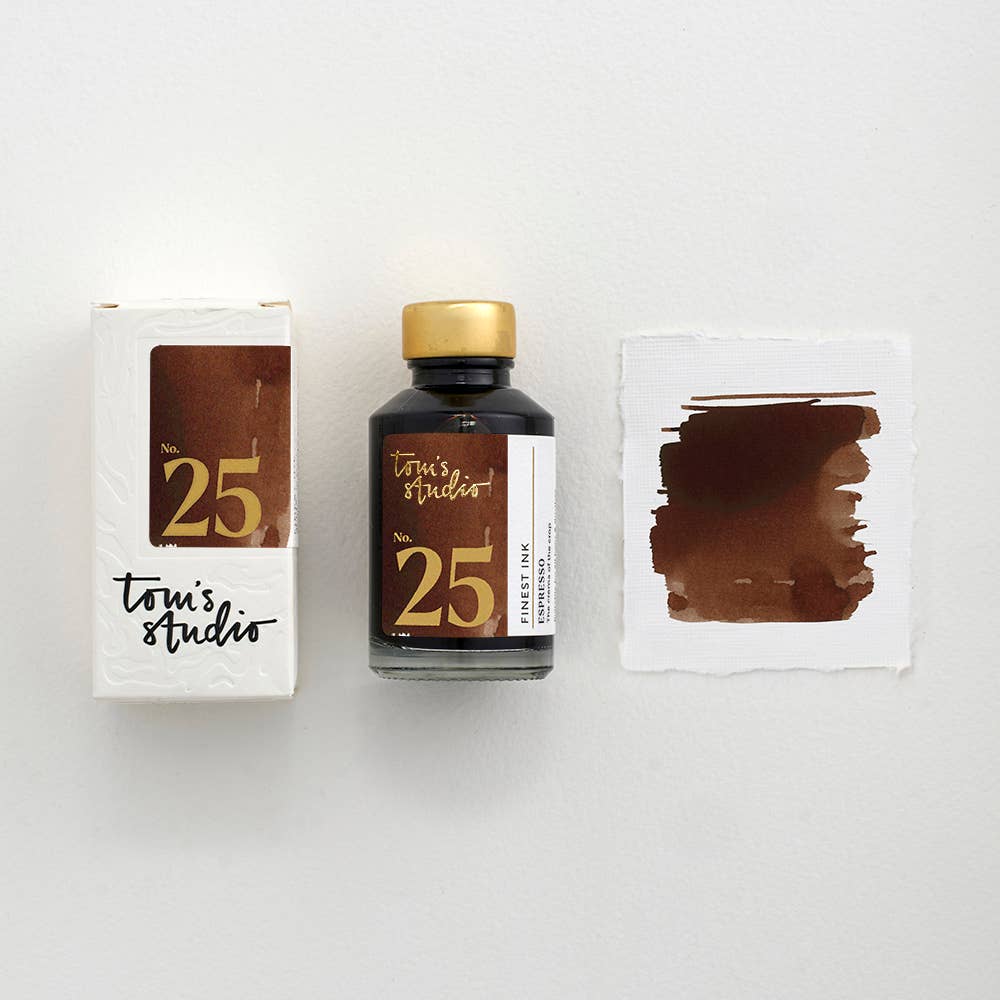 Tom's Studio Füllertinte Fountain Pen Ink - Espresso bei Nauli and Stories