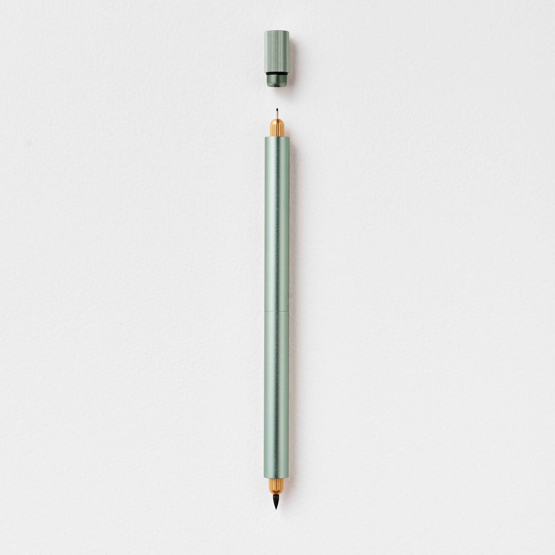 Tom's Studio Lumos Pro - Refillable Multi-Tip Pen: Sage / Duo Tip