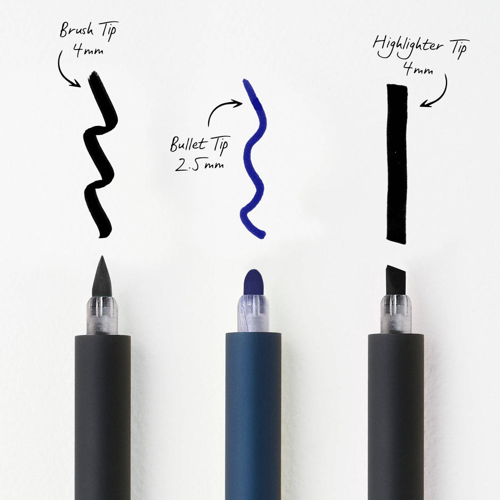 Tom's Studio Ori Permanent – the infinitely refillable marker pen: Matte Midnight bei Nauli and Stories