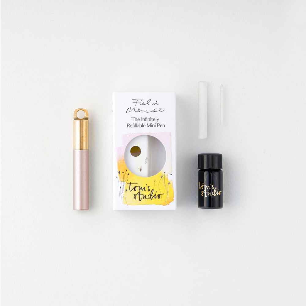 Tom's Studio The Field Mouse – refillable travel pen: Blush bei Nauli and Stories