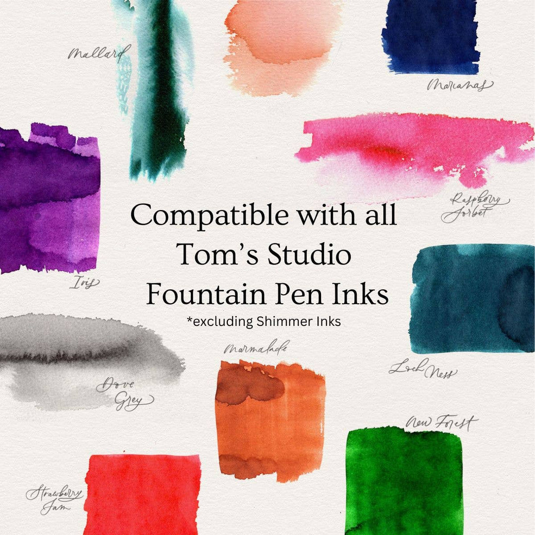 Tom's Studio The Wren - Refillable Writing Pen: Midnight