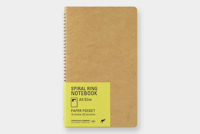 Traveler's Company Fächermappe TRC SPIRAL RING NOTEBOOK A5 Slim Paper Pocket