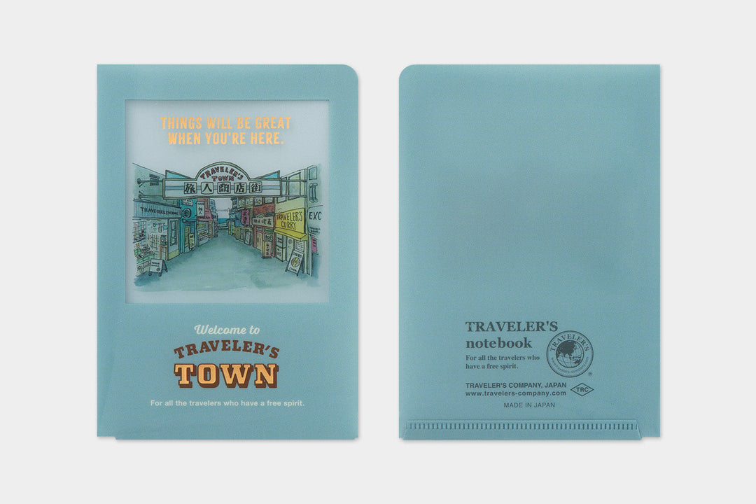 Traveler's Company Folder 2024 TRAVELER'S Notebook Clear Folder passport