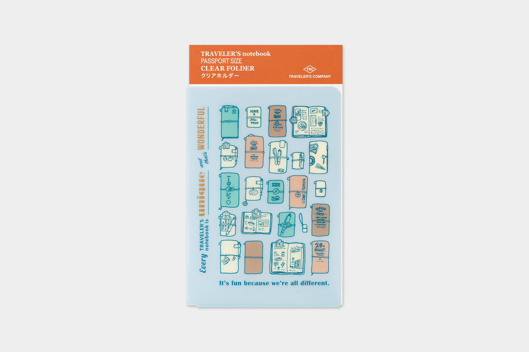 Traveler's Company Folder Preorder - TRAVELER'S notebook Clear Folder passport 2027 bei Nauli and Stories