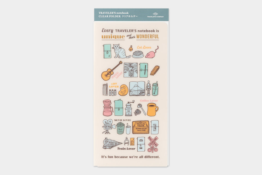 Traveler's Company Folder Preorder - Traveler's Notebook Clear Folder regular  2027 bei Nauli and Stories