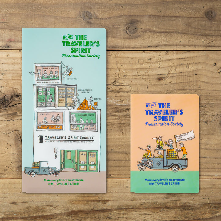 Traveler's Company Folder TRAVELER'S notebook Clear Folder passport 2026 bei Nauli and Stories
