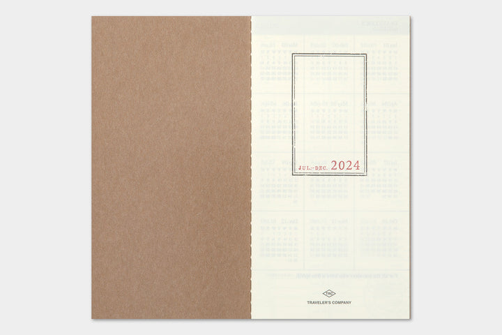 Traveler's Company Kalender 2024 Weekly Diary + vertical refill - TRAVELER´S notebook