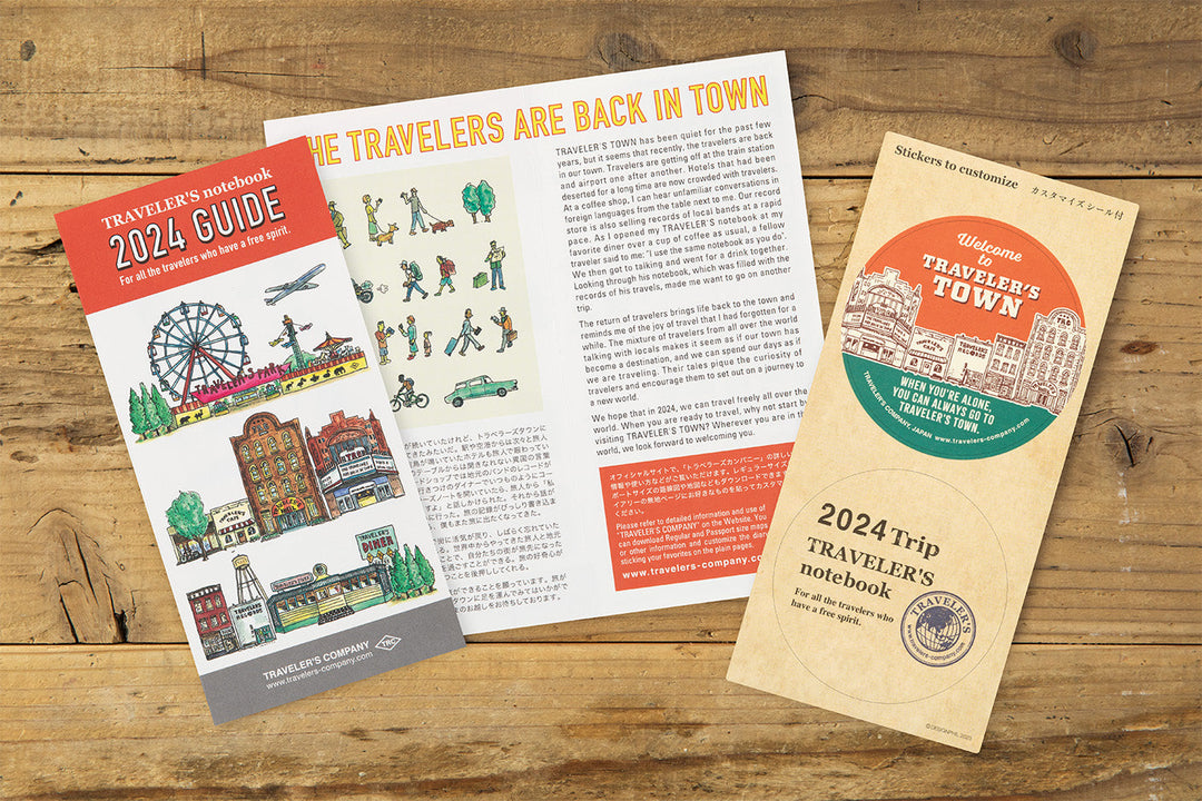 Traveler's Company Kalender 2024 Weekly Diary + vertical refill - TRAVELER´S notebook