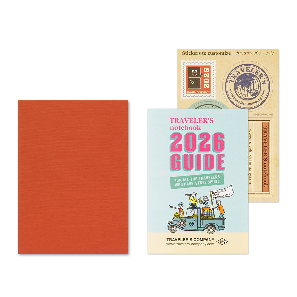 Traveler's Company Monatskalender 2026 Monthly Diary - passport size - TRAVELER´S notebook bei Nauli and Stories