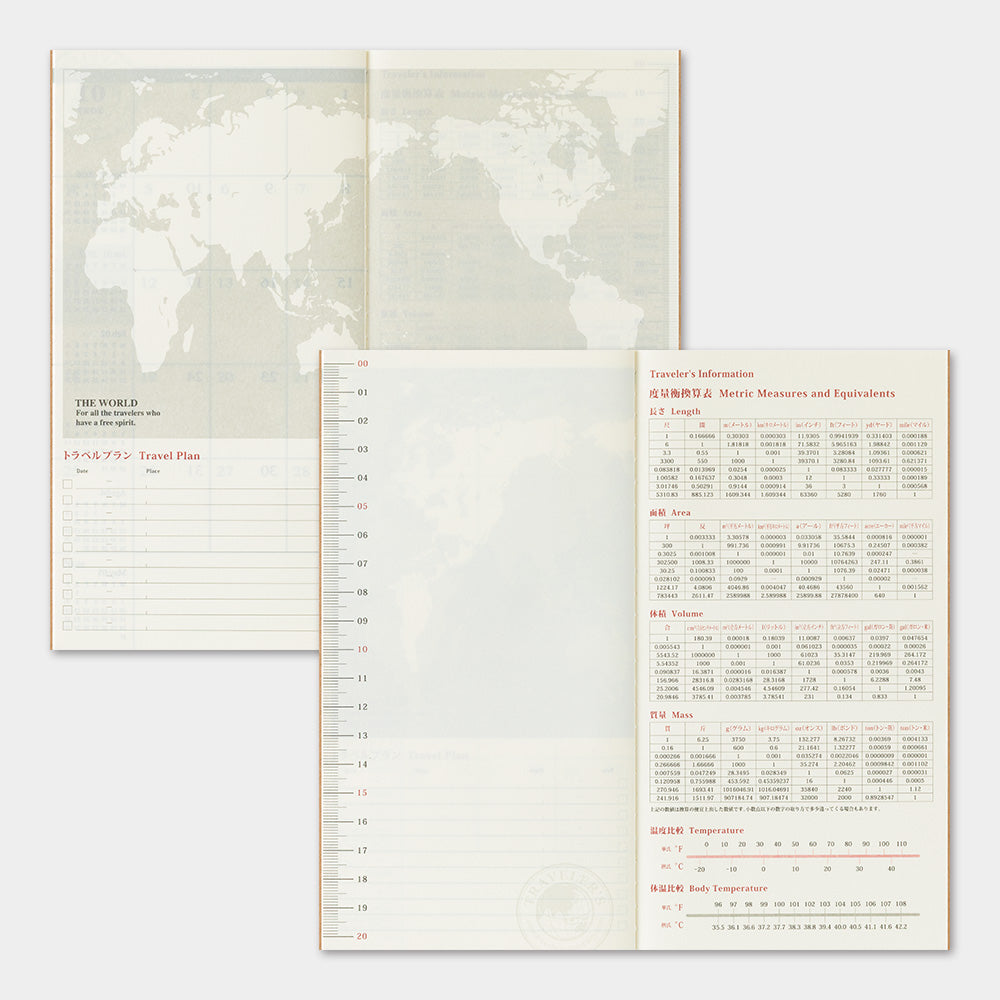 Traveler's Company Monatskalender 2026 Monthly Diary  - TRAVELER´S notebook regular bei Nauli and Stories