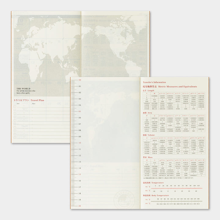 Traveler's Company Monatskalender 2026 Monthly Diary  - TRAVELER´S notebook regular bei Nauli and Stories