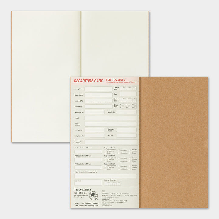 Traveler's Company Monatskalender 2026 Monthly Diary  - TRAVELER´S notebook regular bei Nauli and Stories
