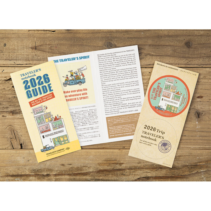 Traveler's Company Monatskalender 2026 Monthly Diary  - TRAVELER´S notebook regular bei Nauli and Stories