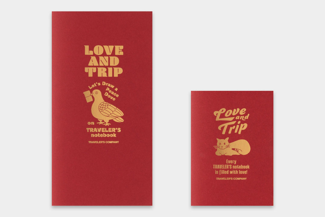 Traveler's Company Notizbuch Vorbestellung! TRAVELER’S notebook passport - Sonderedtion Love and Trip Refill