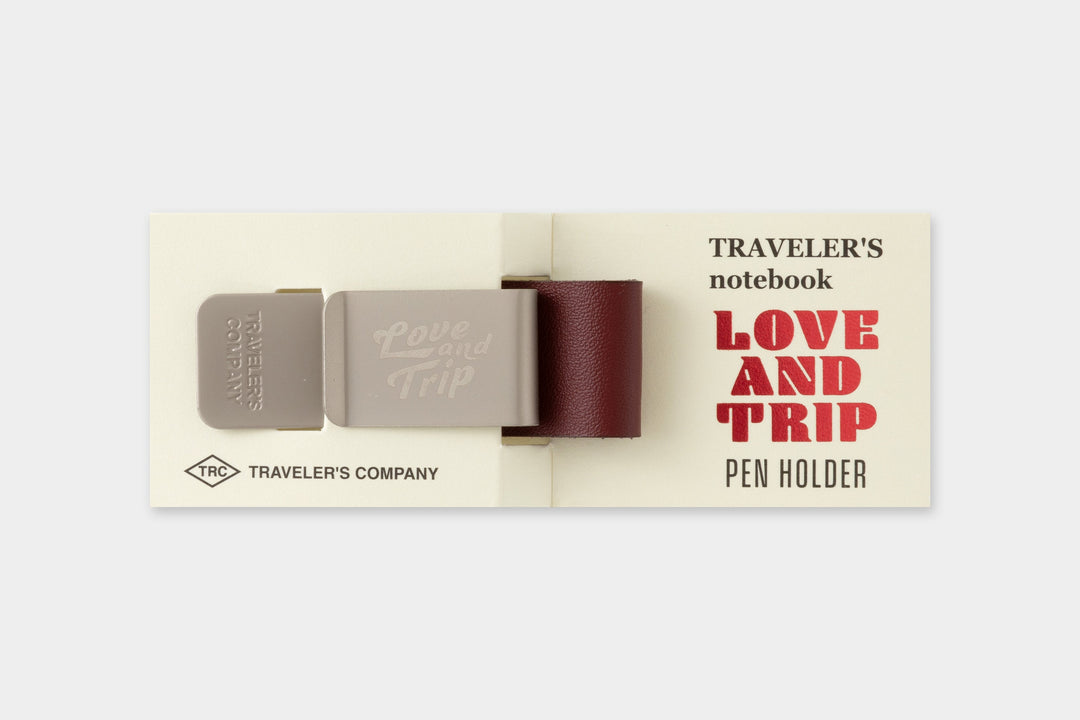 Traveler's Company Notizbuch Vorbestellung! TRAVELER’S notebook Penholder LOVE AND TRIP