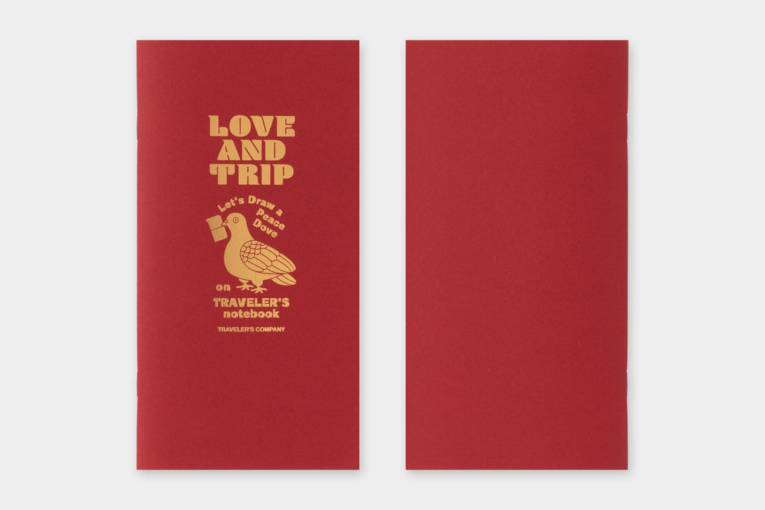 Traveler's Company Notizbuch Vorbestellung! TRAVELER’S notebook regular - Sonderedtion Love and Trip Refill