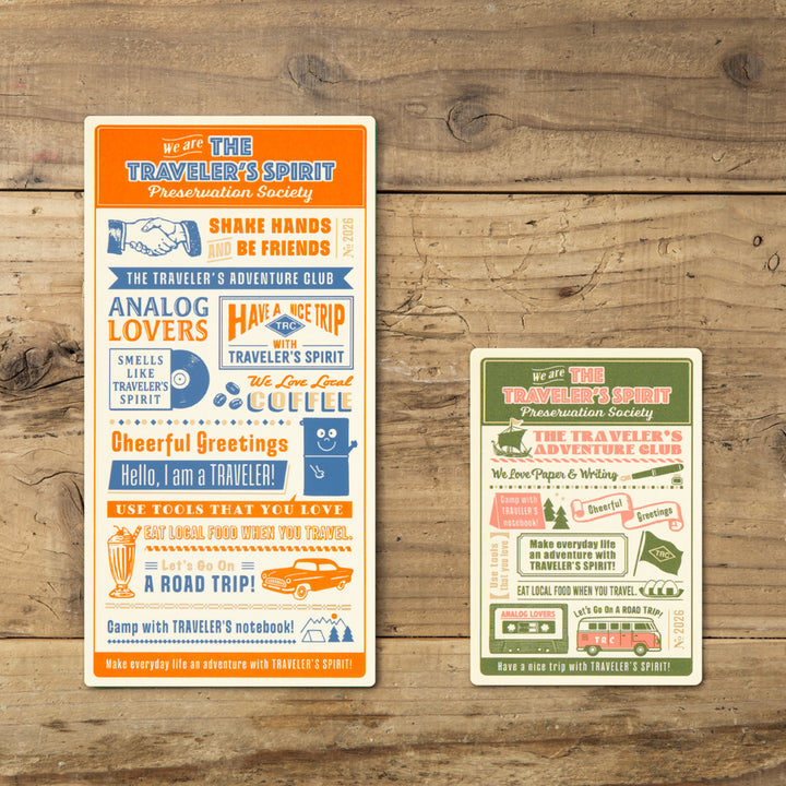 Traveler's Company Schreibunterlage TRAVELER'S Notebook 2026 Underlay passport size bei Nauli and Stories