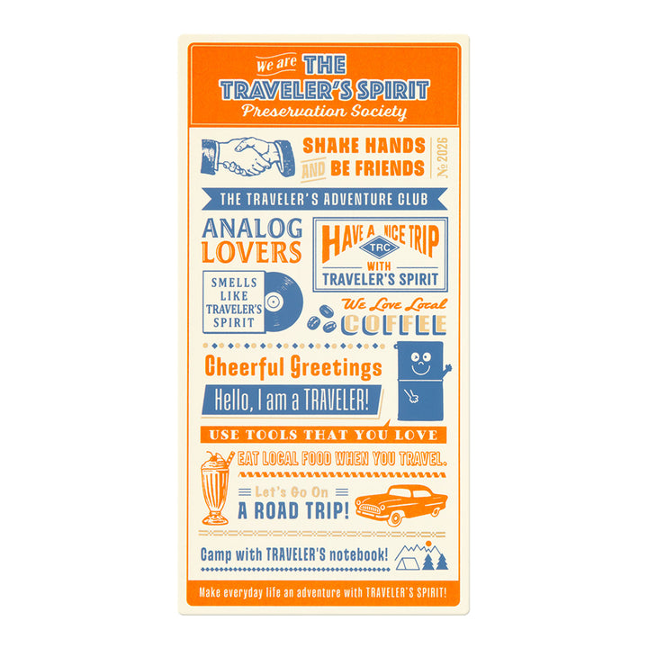 Traveler's Company Schreibunterlage TRAVELER'S Notebook 2026 Underlay Plastic Sheet regular bei Nauli and Stories