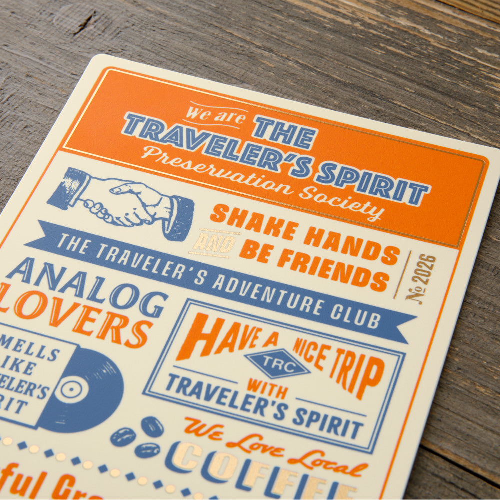 Traveler's Company Schreibunterlage TRAVELER'S Notebook 2026 Underlay Plastic Sheet regular bei Nauli and Stories