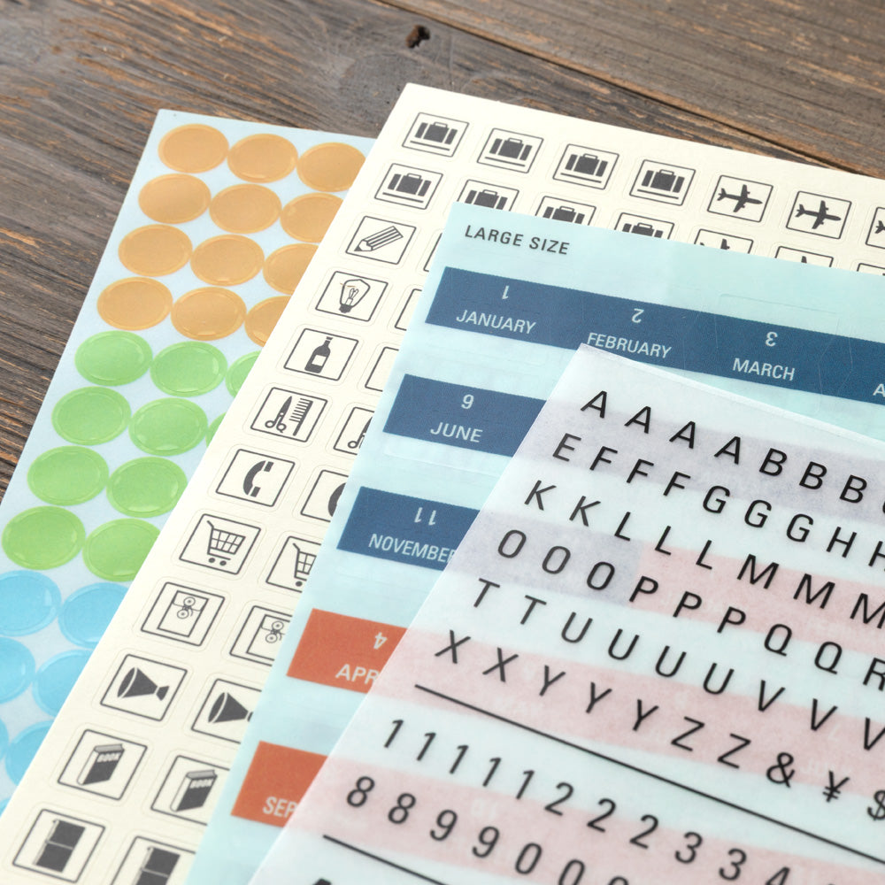 Traveler's Company Sticker TRAVELER'S notebook | 2026 Customized Sticker Set bei Nauli and Stories