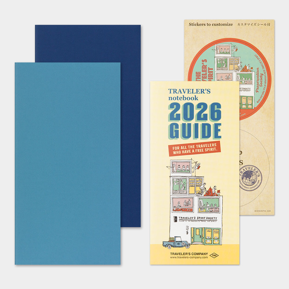 Traveler's Company Wochenkalender 2026 Weekly Diary + Memo refill - TRAVELER´S notebook regular bei Nauli and Stories