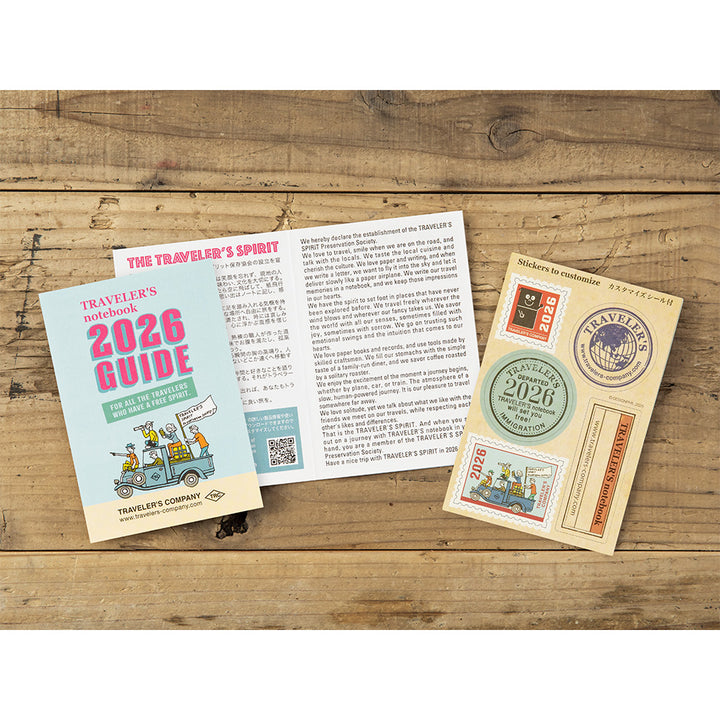 Traveler's Company Wochenkalender 2026 Weekly Diary - passport size  - TRAVELER'S notebook bei Nauli and Stories