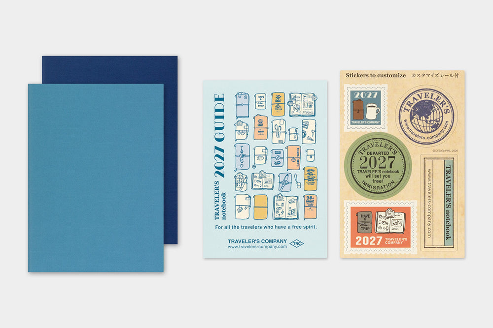Traveler's Company Wochenkalender Preorder - 2027 Weekly Diary - passport size  - TRAVELER'S notebook bei Nauli and Stories