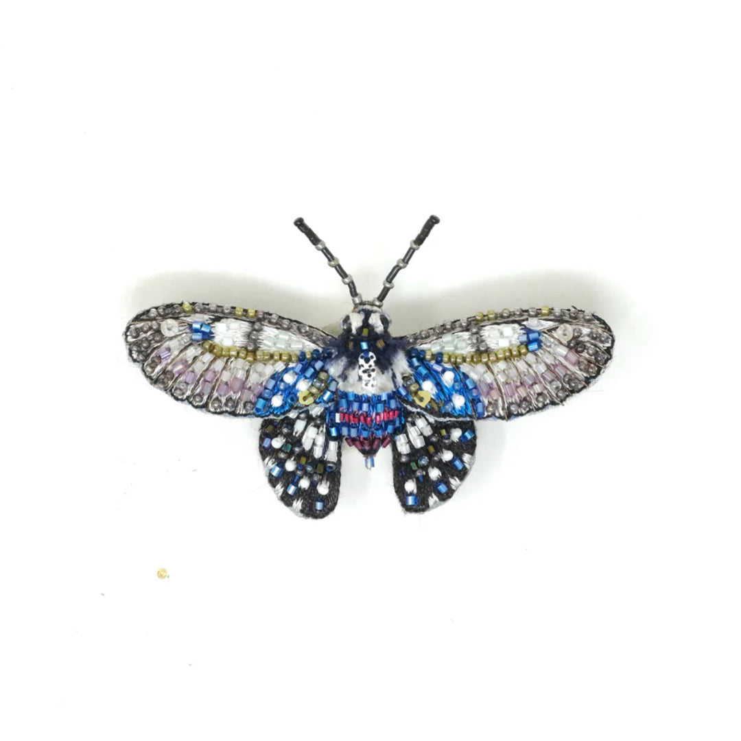 Trovelore Brosche gestickte Brosche - Borneo Schwalbenschwanz Schmetterling bei Nauli and Stories