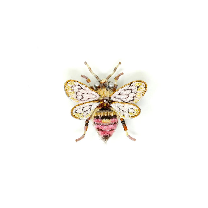 Trovelore Brosche gestickte Brosche - Hummel bei Nauli and Stories
