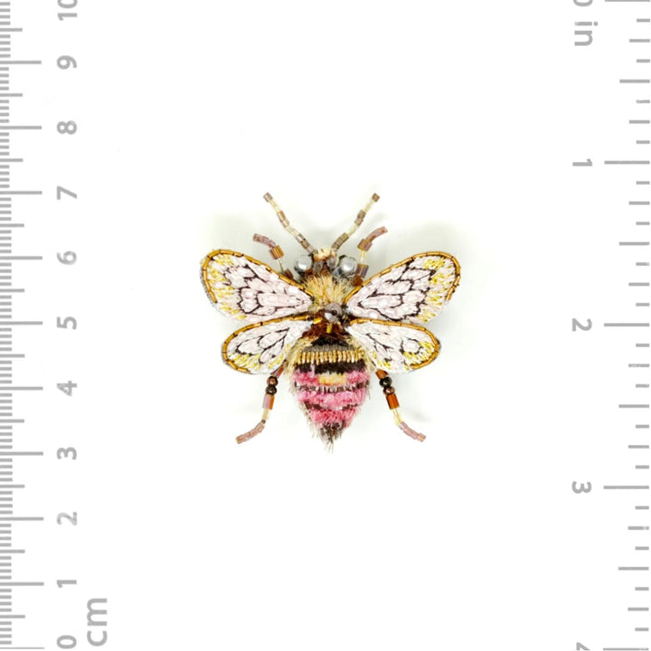 Trovelore Brosche gestickte Brosche - Hummel bei Nauli and Stories