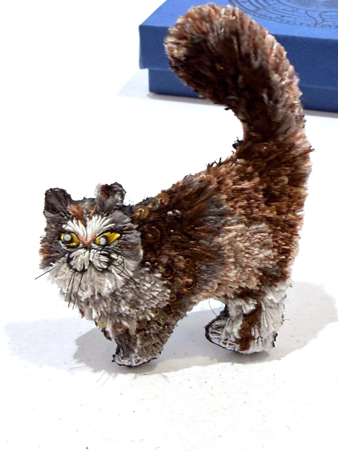 Trovelore Brosche gestickte Brosche - Katze bei Nauli and Stories