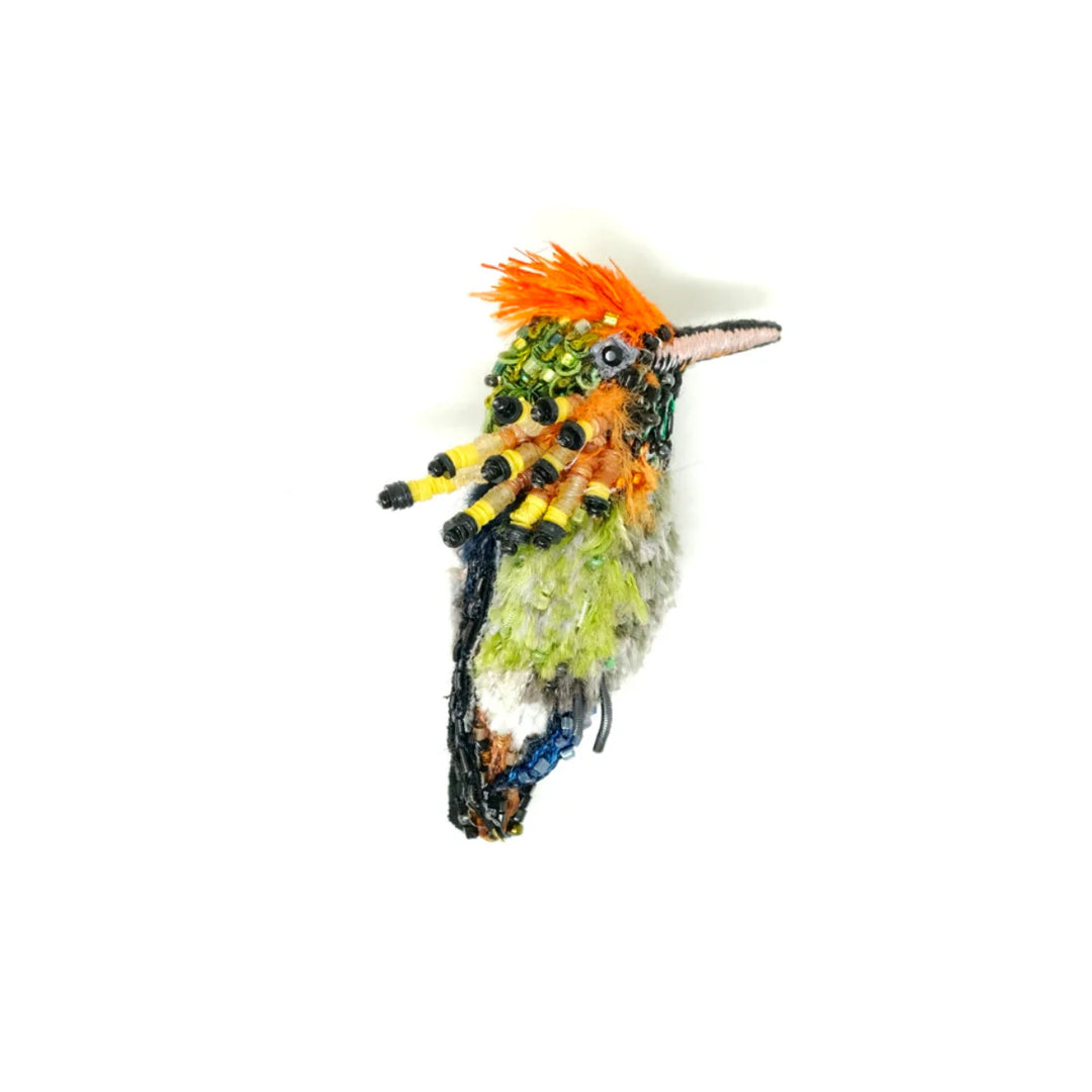 Trovelore Brosche gestickte Brosche - Schmuckelfe - Kolibri bei Nauli and Stories