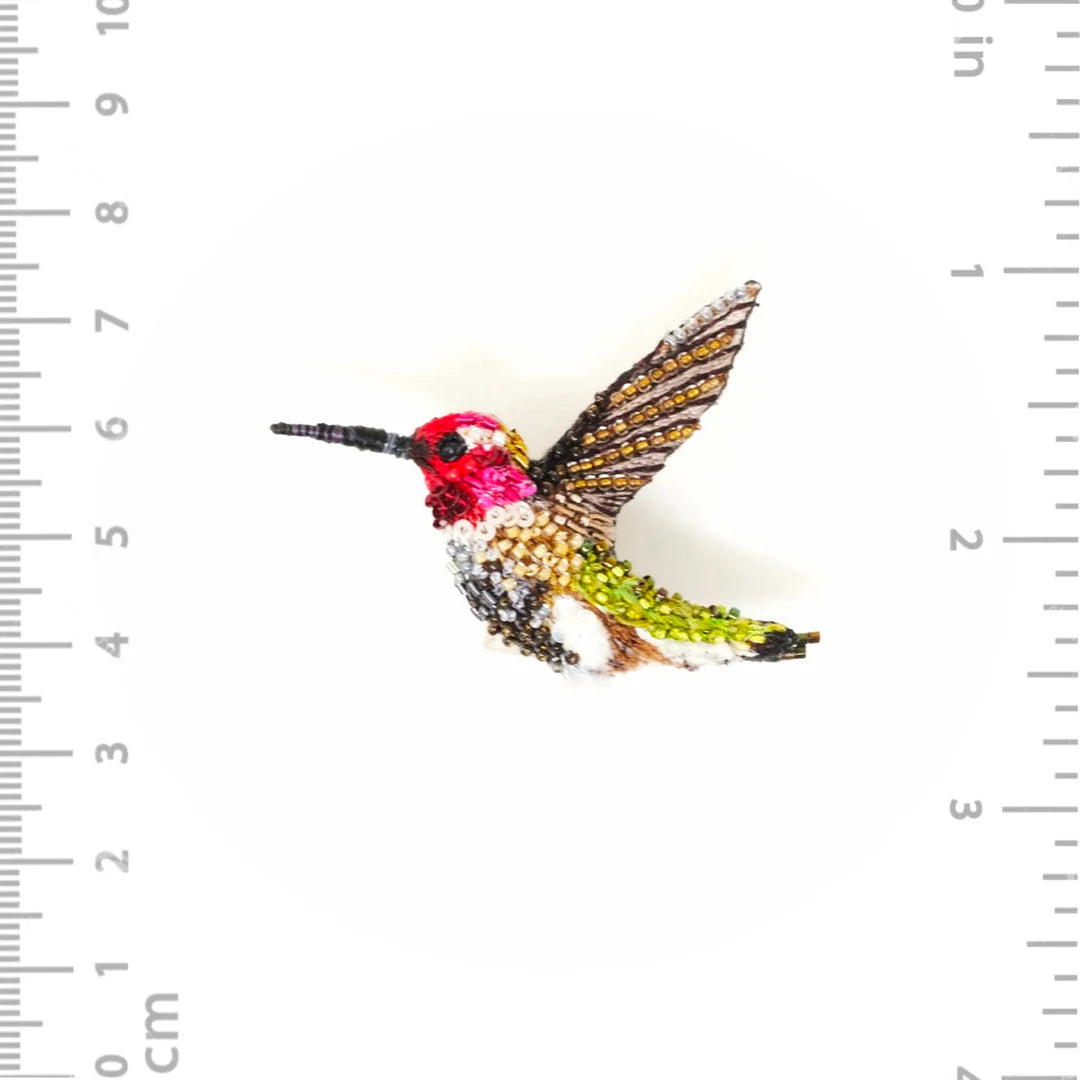 Trovelore Brosche gestickte Brosche - Sparkling Hummingbird