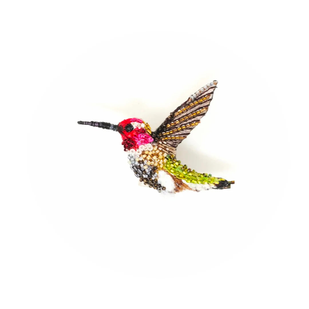 Trovelore Brosche gestickte Brosche - Sparkling Hummingbird