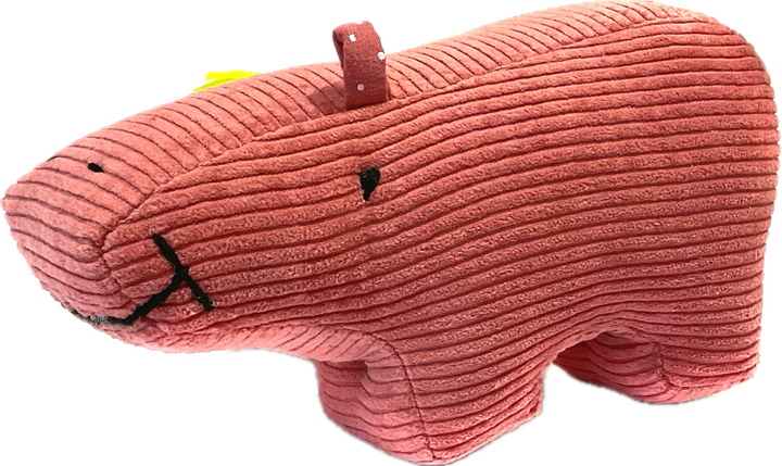UndPaula Spieluhr UndPAULA Nilpferd Stofftier mit Spieluhr rosa Breitcord