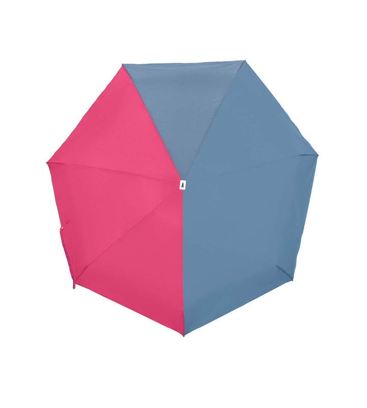 Anatole Paris Regenschirm Regenschirm Bicolor - blau-grau und pink