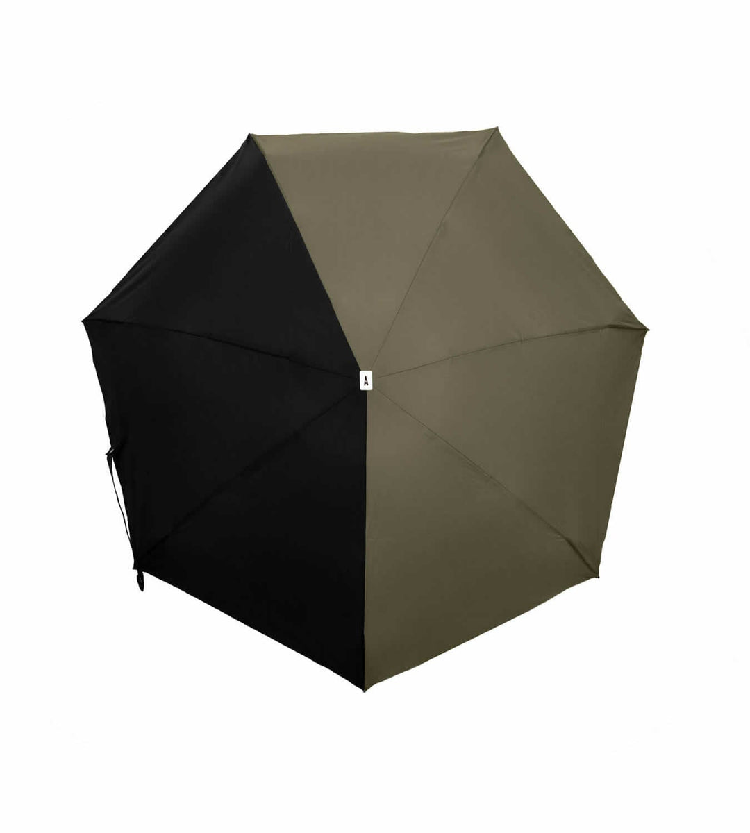 Anatole Paris Regenschirm Regenschirm Bicolor - khaki schwarz