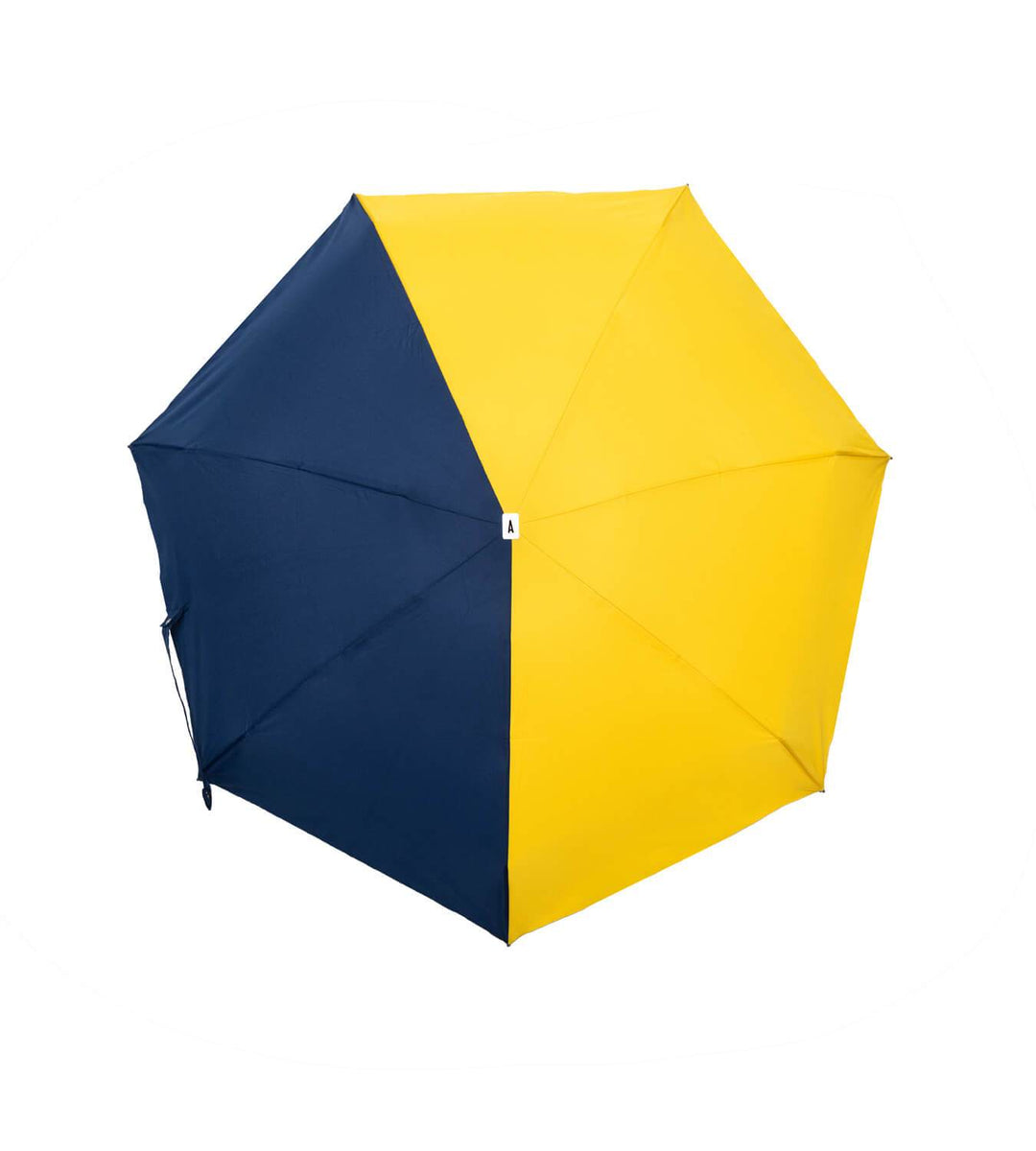 Anatole Paris Regenschirm Regenschirm Bicolor - marineblau und gelb