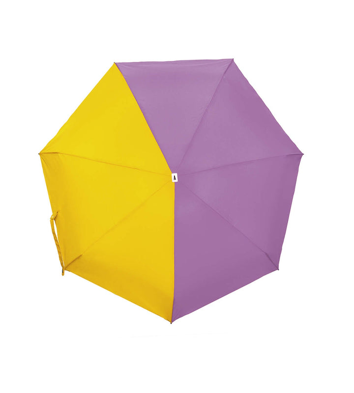 Anatole Paris Regenschirm Regenschirm Bicolor - violett und gelb