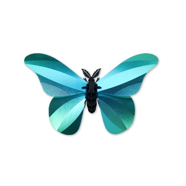 3D-Bastelset DIY-Set DIY - Bastelset Giant Silk Schmetterling in türkis